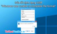 How to fix USB errors not formatted Windows was unable to complete the format