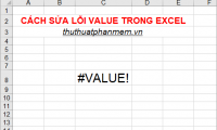 How to fix Value errors in Excel
