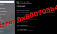 How to fix Windows Update error 0x800705b4