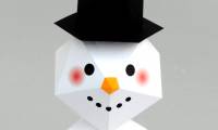 How to fold snowman with Christmas decoration paper very toxic