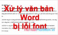 How to handle opened Word documents with font errors