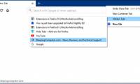 How to hide all tabs on Firefox, collapse when opening too many tabs