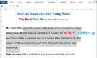 How to hide and hide any text in Word