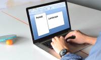 How to horizontally rotate any page of paper in Word
