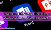 How to insert 3D models into Word and PowerPoint in Office 2016