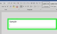 How to Insert a Line in Word