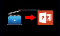 How to insert a video into PowerPoint and still open when transferred to another device