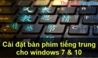 How to install Chinese keyboard on Windows 7, 10