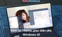 How to install the theme, interface for Windows 10