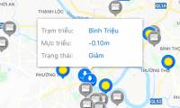 How to look for flood spots in Ho Chi Minh City on the phone