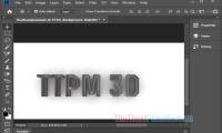 How to make 3D text in Photoshop