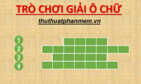 How to make crosswords on PowerPoint fast and beautiful
