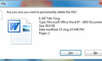 How to permanently delete a file, Delete data safely