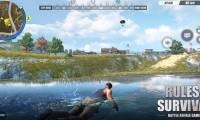 How to play Rules Of Survival when the ball is narrowed into the sea, rivers and lakes