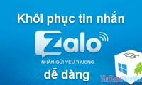 How to recover Zalo messages, get back Zalo messages lost