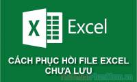 How to retrieve unsaved Excel files, restore unsaved Excel files