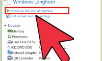 How to Run a Windows Longhorn Virtual Machine in VMware