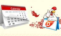 How to schedule Tet events with CalendarDC calendar