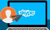 How to send contacts in the Skype chat window