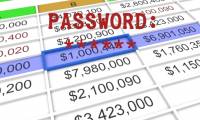 How to set Excel password to secure data file