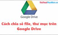 How to share files and folders on Google Drive