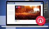 How to share the screen playing live stream on Facebook Live