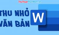 How to shrink the text in Word
