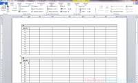 How to split tables, join tables in Word