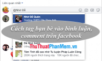 How to Tag your friends to comment, comment on Facebook