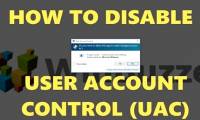 How to turn off notifications of User Account Control in Windows?