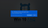 How to turn off the notice Your windows license will expire soon on Windows 10