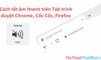 How to turn off the sound on Chrome browser tab, Coc Coc, Firefox