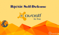 How to turn on / off Self-Defense in Avast Antivirus