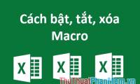 How to turn on, turn off, delete Macro in Excel