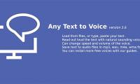 How to turn text into voice on Any Text to Voice