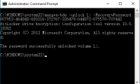 How to Unlock Bitlocker Encrypted Drive from Command Prompt
