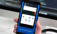 How to use Bottom Quick Settings to change the location to open Quick Settings