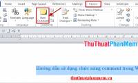How to use comments, notes (comments) in Word