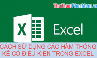 How to use conditional statistical functions in Excel