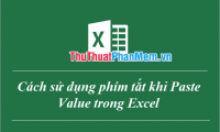 How to use keyboard shortcuts when Paste Value in Excel?