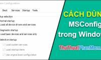 How to use MSConfig in Windows to fix problems
