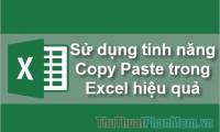 How to use the Copy Paste feature in Excel effectively?