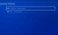 How to view or delete browsing history on the PlayStation 4