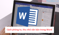 How to zoom in and out of text in Word