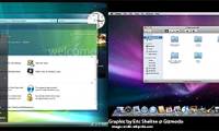 Images of the 'evolution' parallelism of Windows and Mac OS