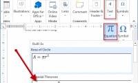 Insert and edit mathematical expressions in Word
