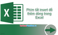 Insert line shortcut in Excel - Shortcut insert Excel