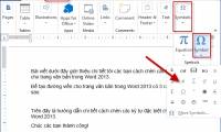 Insert special characters in Word documents