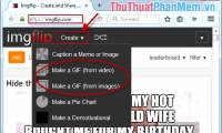 Instructions for creating online animations Online - Making GIF Online