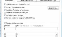 Instructions for creating shortcuts in Word
